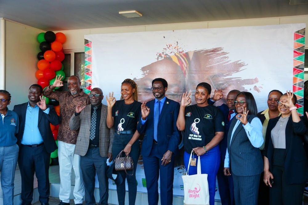 Government leaders and partners at the dapivirine ring launch